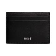 Hugo Boss Randy Läderkorthållare - Svart Black, Herr