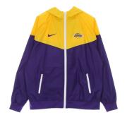 Nike NBA Courtside Windbreaker Jacka Gul Multicolor, Herr