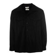 Nudie Jeans Vincent Solid Overshirt Black, Herr