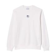 Lacoste Sportig Sweatshirt White, Herr