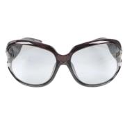 Dior Vintage Pre-owned Plast solglasgon Black, Dam