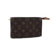 Louis Vuitton Vintage Pre-owned Canvas louis-vuitton-vskor Brown, Dam