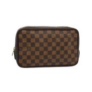 Louis Vuitton Vintage Pre-owned Canvas louis-vuitton-vskor Brown, Dam