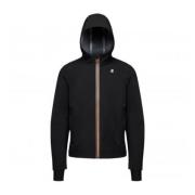 K-Way Sweatshirt med Sweatshirt med dragkedja Black, Herr