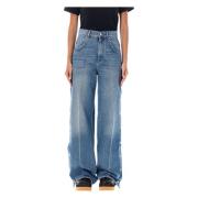 Stella McCartney Vintage Blue Wide-Leg Jeans Blue, Dam