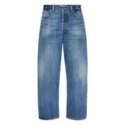 Valentino Garavani Blå Chino Fit Jeans VLogo Blue, Herr