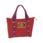 Louis Vuitton Vintage Pre-owned Bomull louis-vuitton-vskor Red, Dam