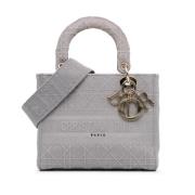 Dior Vintage Pre-owned Canvas dior-vskor Gray, Dam