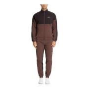 Emporio Armani EA7 Multifärgad Tracksuit med Dragsko Brown, Herr