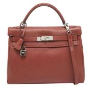 Hermès Vintage Pre-owned Laeder handvskor Red, Dam