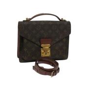 Louis Vuitton Vintage Pre-owned Canvas louis-vuitton-vskor Brown, Dam