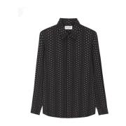 Saint Laurent Casual Shirts Black, Herr