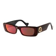 Gucci Stiliga solglasögon Gg0516S Brown, Dam