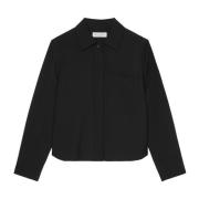 Marc O'Polo Overshirt regular Black, Dam