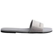 Havaianas Beqväm Slide Sandaler för Sommaren Gray, Dam