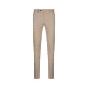 PT Torino Brun Silkochino Slim-Fit Byxor Brown, Herr