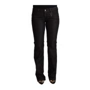 Costume National Elegant Skinny Jeans i Svart Denim Black, Dam