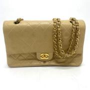 Chanel Vintage Pre-owned Laeder chanel-vskor Beige, Dam