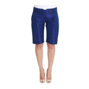 Ermanno Scervino Blå Bermuda Shorts ovan knäna Blue, Dam