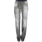 Ermanno Scervino Grå Tvätt Boyfriend Jeans Gray, Dam