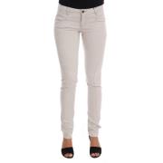 Costume National Vit Slim-Fit Stretch Jeans White, Dam