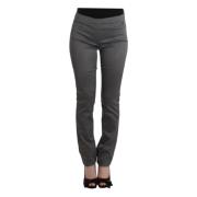 John Galliano Gr Slim Designer Byxor Gray, Dam