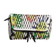 Desigual Elegant vit handvaska med kontrastdetaljer Multicolor, Dam