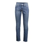 Gant Slim Fit Faded Bl Jeans Blue, Herr