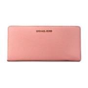 Michael Kors Primrose Läder Continental Wristlet Pink, Dam