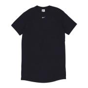 Nike Essentiell Svart/Vit Tee Klänning Black, Dam