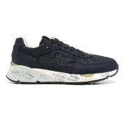 Premiata Mocka sneakers med 4 cm sula Blue, Herr