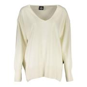 North Sails Eco-Chic Logo V-Neck Pullover Beige, Dam