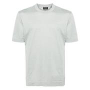 Ermenegildo Zegna Silke Bomull T-shirt Green, Herr