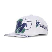 Mitchell & Ness NBA Dallas Mavericks Plattskaftkeps White, Herr