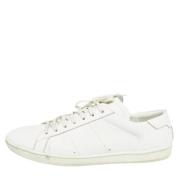 Yves Saint Laurent Vintage Pre-owned Laeder sneakers White, Herr