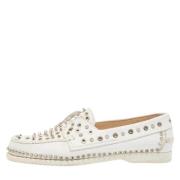 Christian Louboutin Pre-owned Pre-owned Laeder lgskor White, Herr