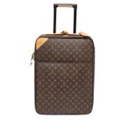 Louis Vuitton Vintage Pre-owned Laeder resvskor Brown, Dam