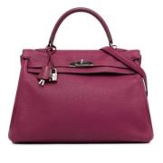 Hermès Vintage Pre-owned Laeder handvskor Purple, Dam