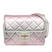 Chanel Vintage Pre-owned Laeder axelremsvskor Pink, Dam