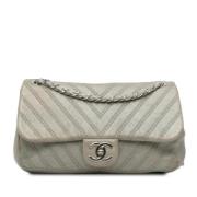 Chanel Vintage Pre-owned Laeder axelremsvskor Gray, Dam