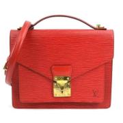 Louis Vuitton Vintage Pre-owned Laeder handvskor Red, Dam