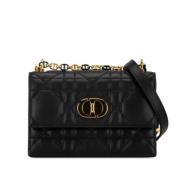 Dior Vintage Pre-owned Laeder axelremsvskor Black, Dam