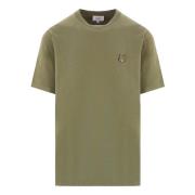 Maison Kitsuné Bold Fox Head Militärgrön T-shirt Green, Herr