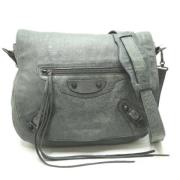 Balenciaga Vintage Pre-owned Laeder axelremsvskor Gray, Dam