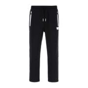 Boss Svarta stretch bomulls joggers Black, Herr