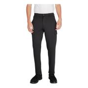 Calvin Klein Stickad Tapered Byxor Höst/Vinter Kollektion Black, Herr