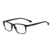 Emporio Armani Svart Grå Glasögonbågar Black, Unisex