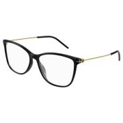 Gucci Svarta Glasögonbågar Black, Unisex