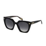 Just Cavalli Shiny Black Smoke Gradient Solglasögon Black, Dam