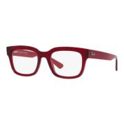 Ray-Ban Chad Glasögonbågar i Transparent Röd Red, Unisex